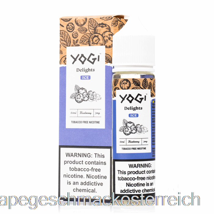 Blaubeer-Eis – Yogi-Köstlichkeiten – 60 Ml, 6 Mg Vape-Geschmack